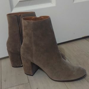Like NEW Thursday Boot Company Highline - Taupe Suede Leather Ankle Boot, Size 9